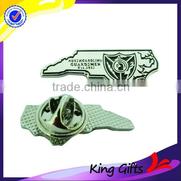 Custom USA Falg Enamel Lapel Pin With Butterfly Clutch