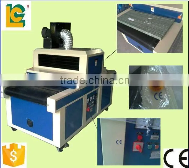 High speed wooden floor desktop uv curing system conveyor for screen printong TM-400UVF