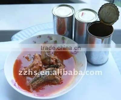 Canned Mackerel Fish In Tomato Sauce