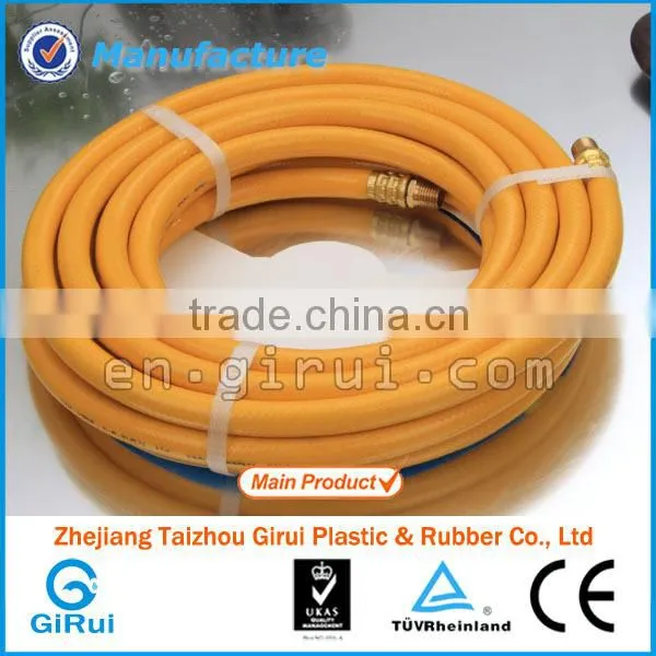 Diameter 1/2 blended rubber pvc yellow air hose