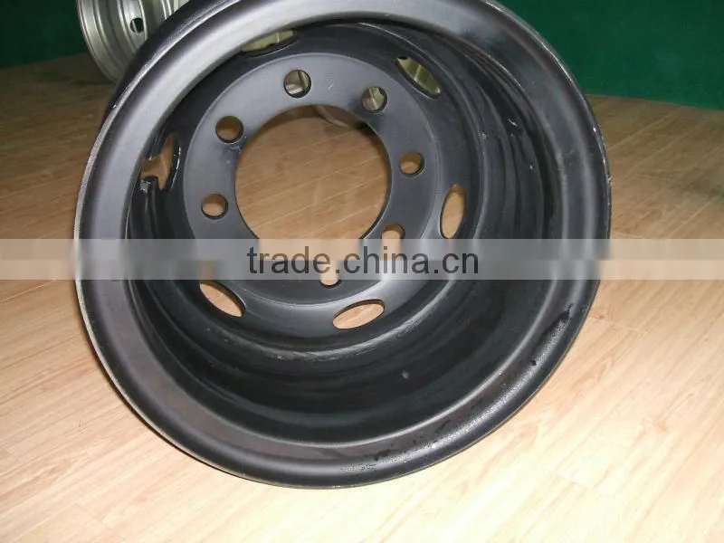 Heavy truck wheel 7.50V-20, industrial wheel for 10.00-20 tire
