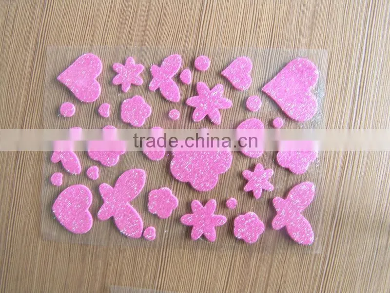 interesting cartoon shape 3D foam sticker/christmas foam sticker for promotional gift