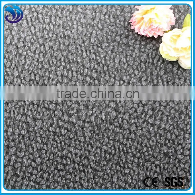polyester spandex offset printed stretch fabric for gaments