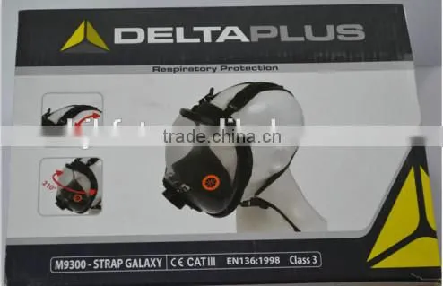 Deltaplus silicone full mask with four-points strap wide screen full mask