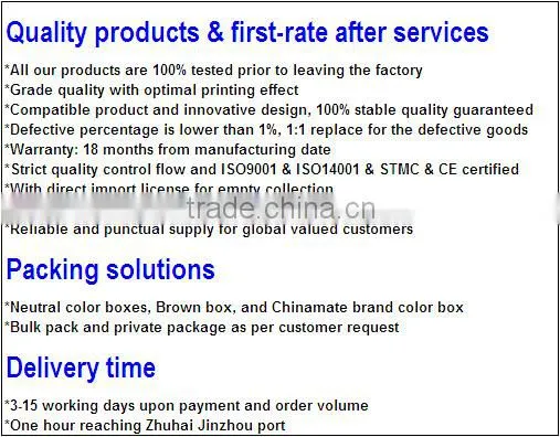 New Compatible Toner Kit Cartridges for 6020 BK/C/M/Y HR-6020 BK/C/M/Y Product code: