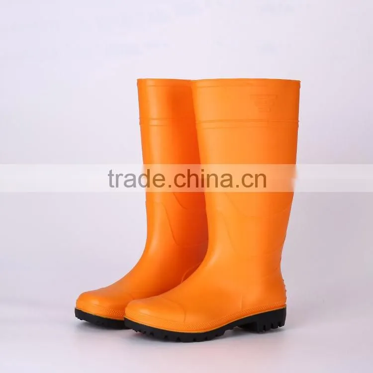 wholesale shining waterproof pvc rain boots, cheap plastic pvc rain boots