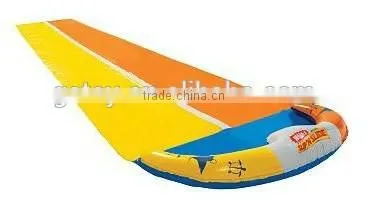 inflatable plastic water park giant slip and slide