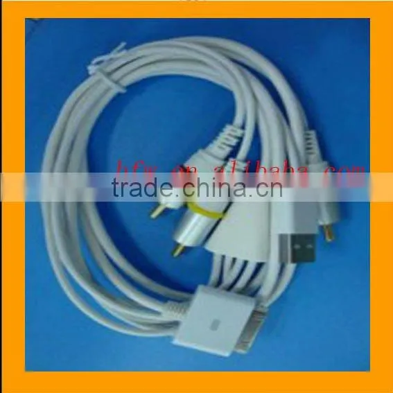 AV Output to RCA USB Cable for iPhone