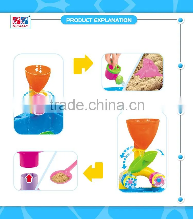 Outdoor Pink Color Beach Sand And Water Table Assortment