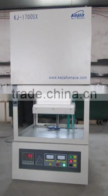 Elevator bottom lifting Bell type 1700 muffle furnaces for research institutes