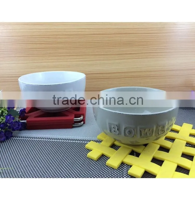 best selling items color glaze stoneware soup bowl ceramic coconut bowl