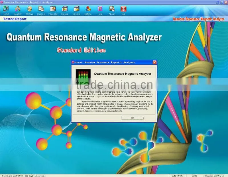 GIII 2013 Quantum Magnetic Resonance Body Analyzer English Spanish French Chinese 38 reports