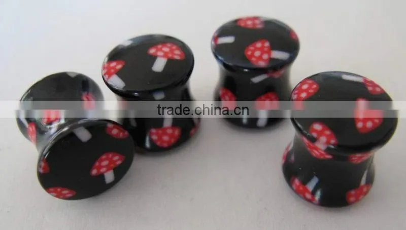Fake Plug with Crystal stone