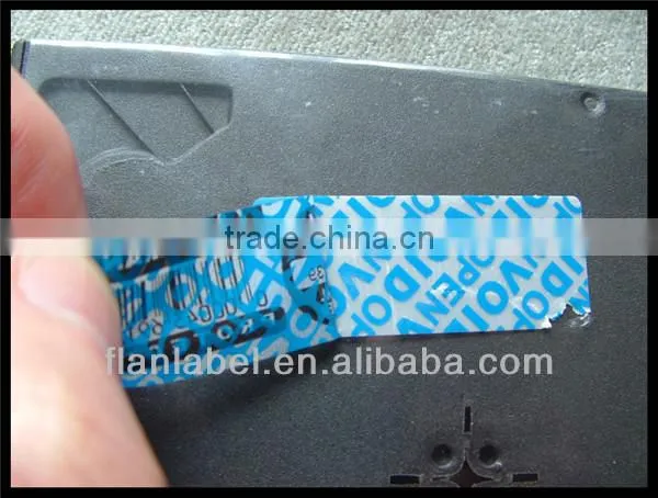 Warranty void if removed label,tamper evident security label