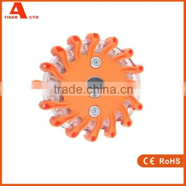 Dry Battery Led Warning Lamp With Magnet Durable TPR LED Emergency Light