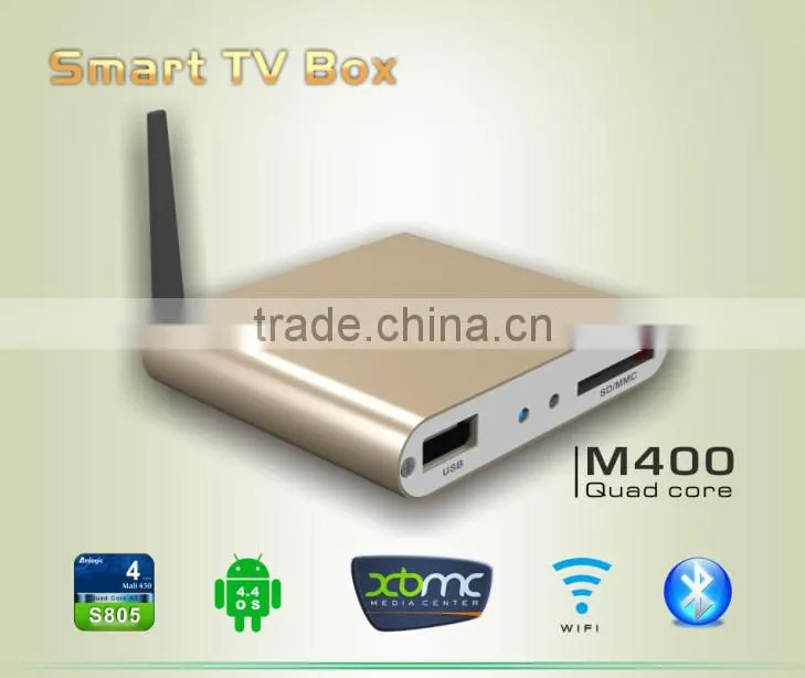 Best Price S805 Android TV Box Quad Core Android 4.4 Google Box Receiver Xbmc Kodi Loaded Wifi Tv Box with Miracast
