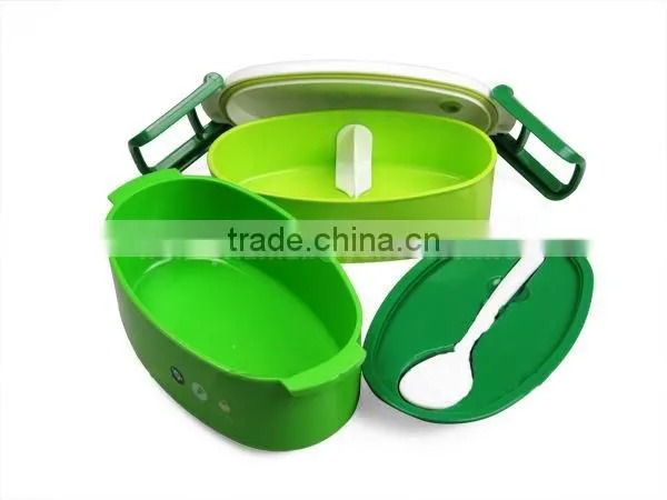 plastic lunch box (doule layer) new item