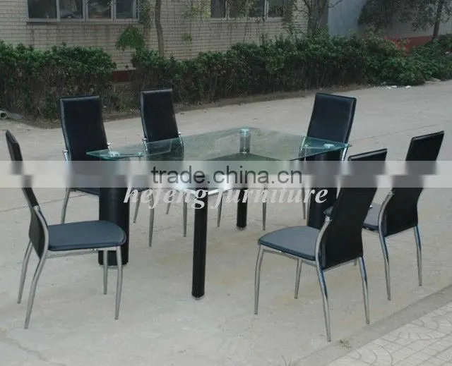 modern design glass dining set