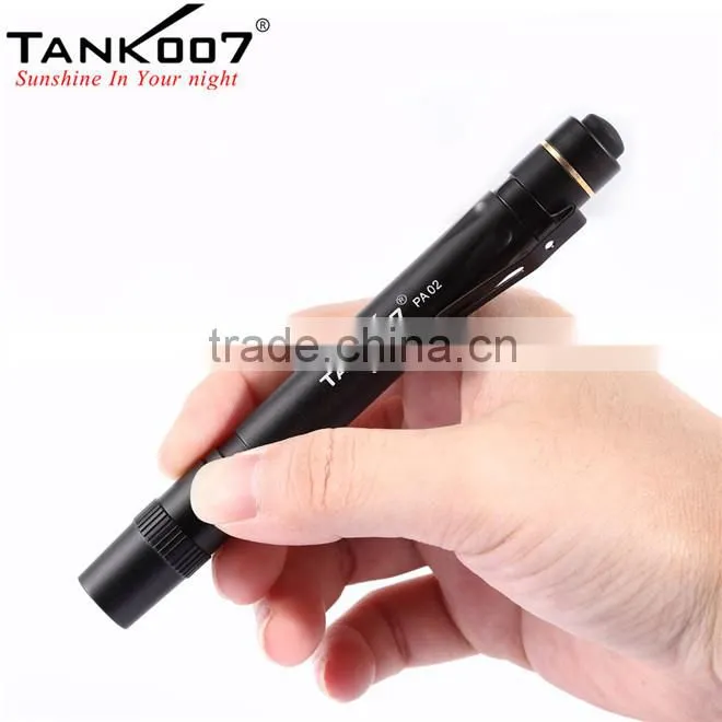 TANK007 Promotional Gift LED pen torch light/LED pen flashlight/mini pen torch PA02