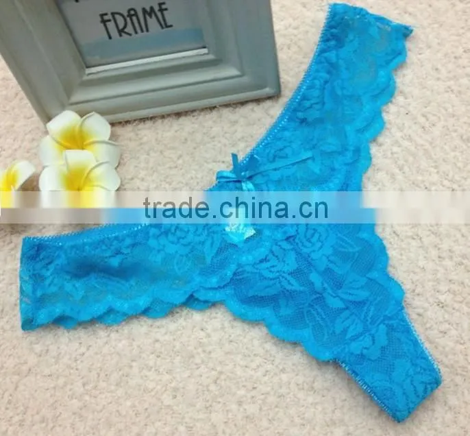 hot sexy women lace transparent g-string