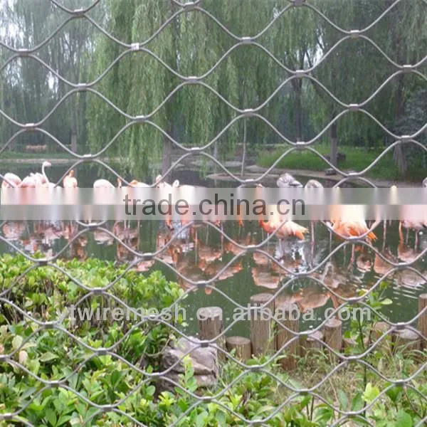 Antirusted Stairs safety rope mesh