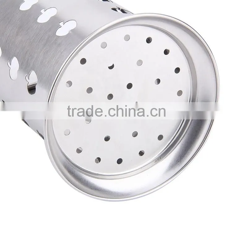 stainless steel chopstick and spoon rest tube & chopstick holder