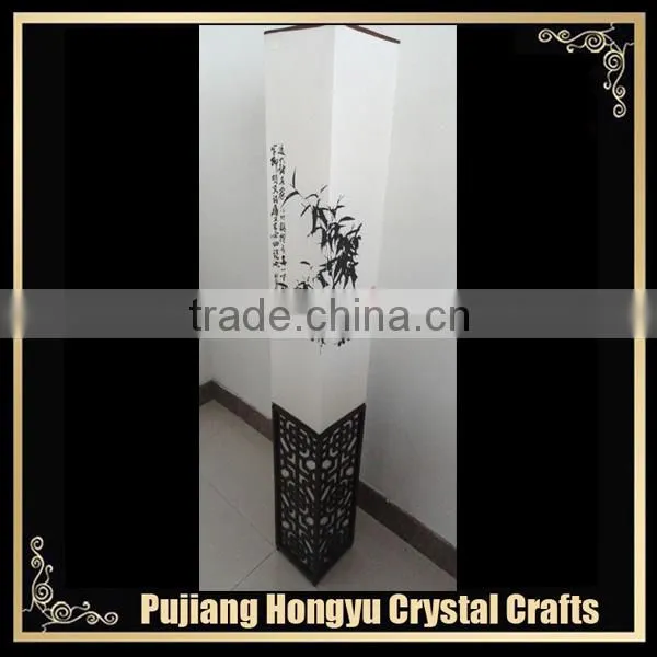 oriental penmanship floor lamp