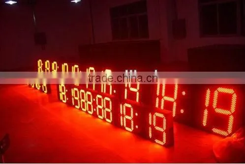 popular/good price PH16 led digital clock display/led digital clock red display