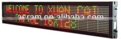 taxi signs /led speed sign P10 single yellow led board / p10 led moving sign/single color led moving sign display