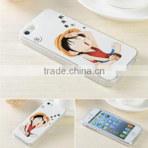 Color drawing print soft TPU case for iphone 5s case