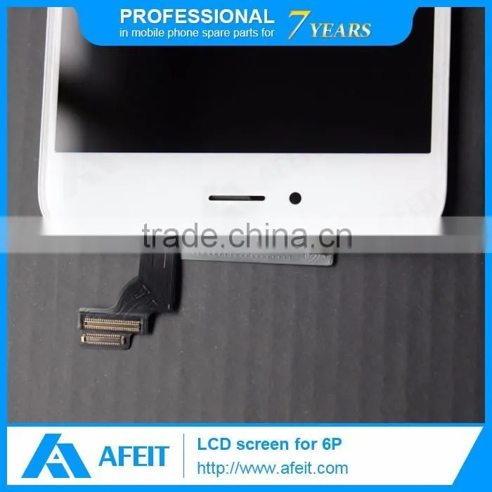 High quality guarantee for iphone 6plus white lcd touch screen display