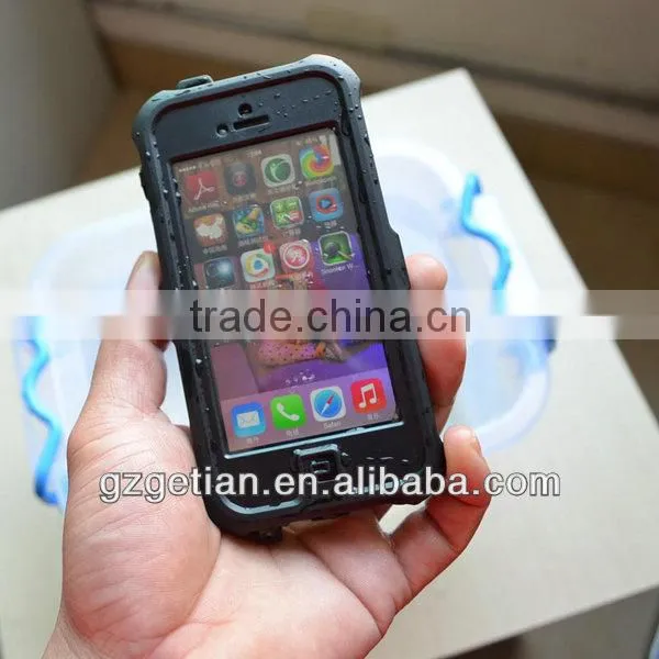 2015 Top Sell Colourful Fashion Plastic Waterproof Case for iphone 6