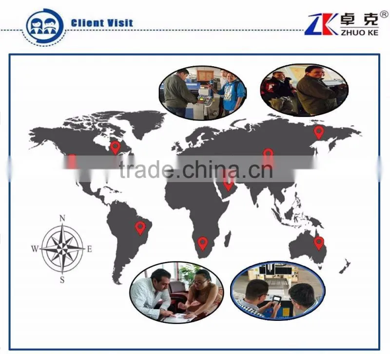 Hybird Servo Motor Small CNC Router Machine For Aluminum Copper Wood ZK-6090 With Wireless Handwheel Mach3 Control System
