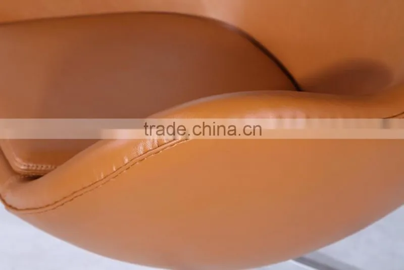 Arne Jacobsen furniture replica egg shaped fiberglass shell swivel lounge chair
