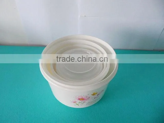 Microwave plastic bowl