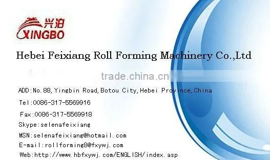 stone coated roof sheet roll forming machine