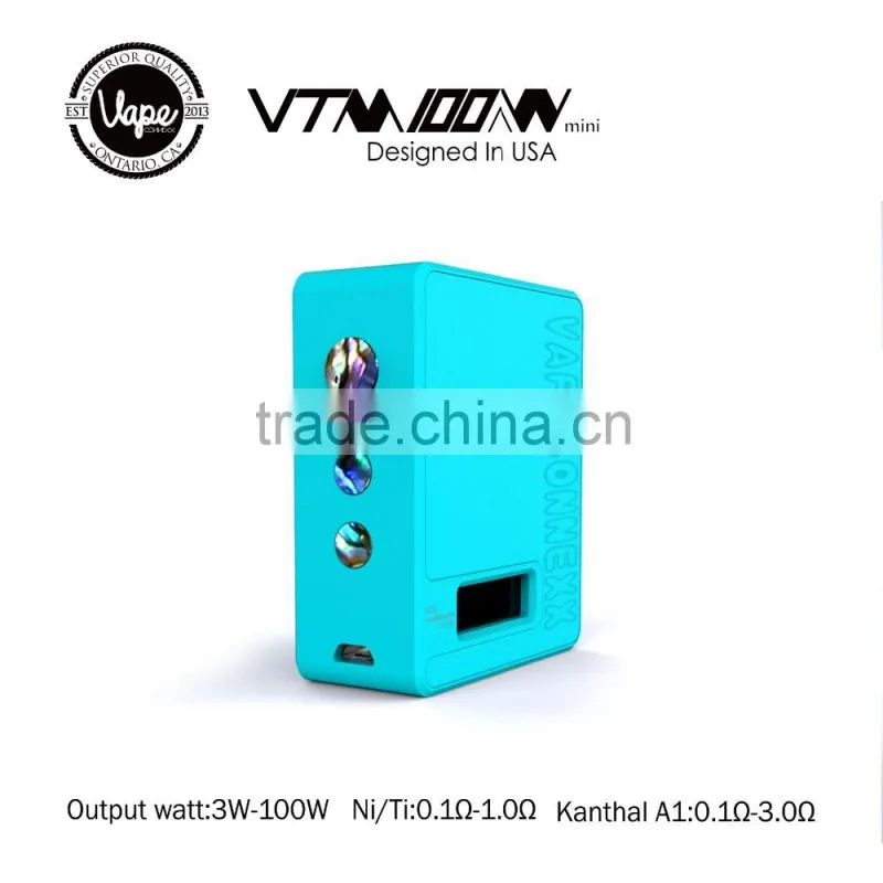 USA design Vape Connexx Vtm 100W mini vape mod, high quality Vtm 100W