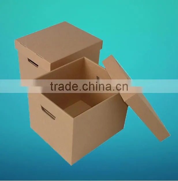 Kraft paper packing carton