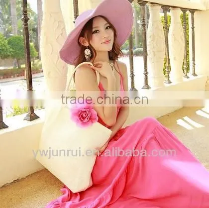 whoelsale cheap ladies straw beach bag