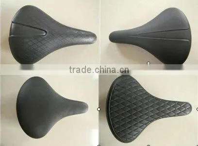 Leather gray cover wide saddle for bicycle/electric bicycle