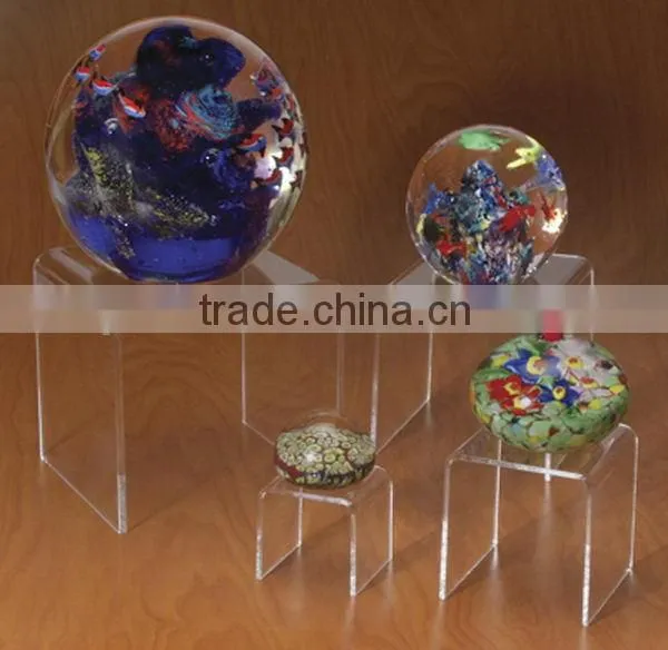 Durable new arrival clear and frosted acrylic shoe riser