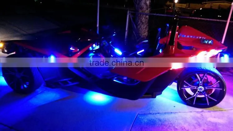 Mini Strip Black led motorcycle Turn signal cruiser chopper custom lights