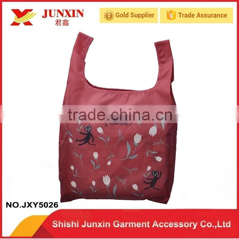 Wholesale cheap 210 d encryption PU soft shopping bag