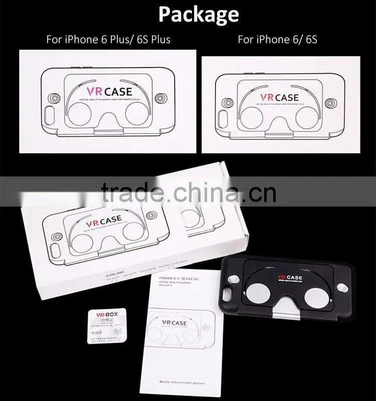 Mobile Phone Case VR Case 3D VR Glasses Virtual Reality for iPhone 6 6s 6plus 6s plus