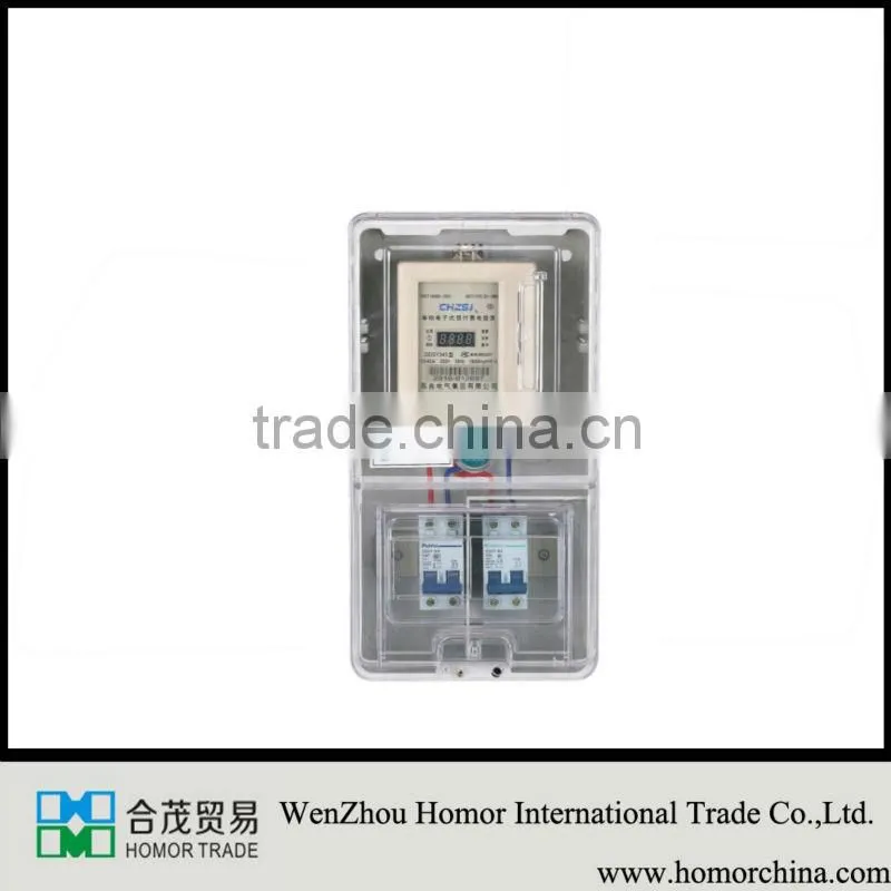 electrical meter distribution box