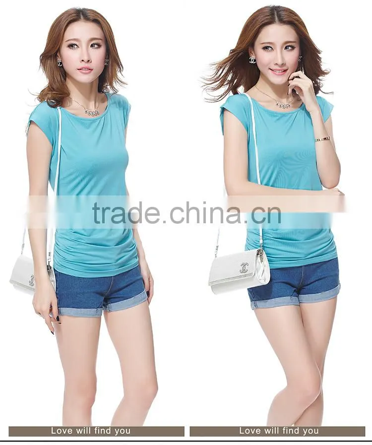 hebei anhua 2015 new style women T-shirt