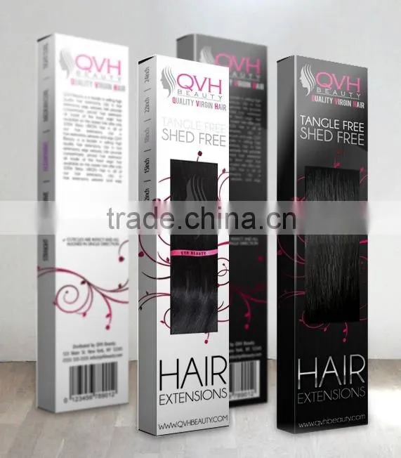 Low price customized hair extension box
