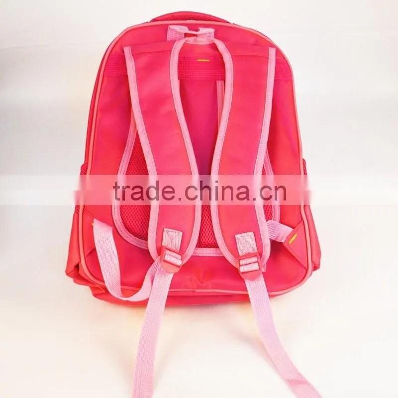 3D cartoon characters multi-compartments kids hello kittly series school bag