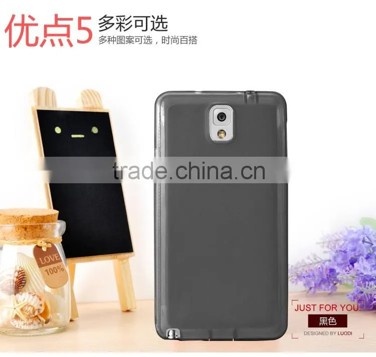 TPU cell phone case cover for samsung Note3/N7200/N9000/N900A/N9002/N9005