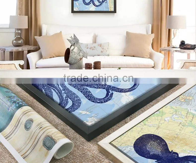 Oil paintings reproduction canvas prints bule sea paintings canvas